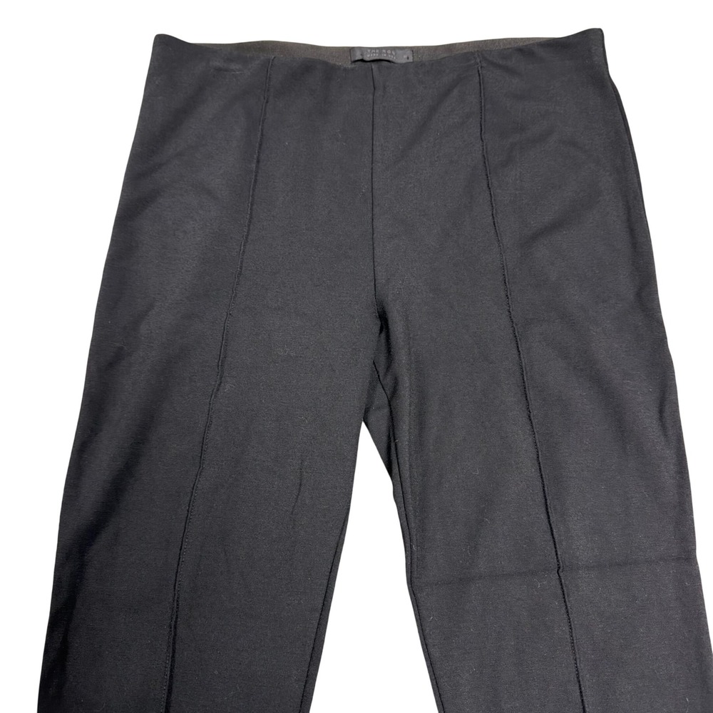 The Row Womens Black Slim Pull On Trousers M Seam Detail AA304 Made USA - Picture 5 of 16